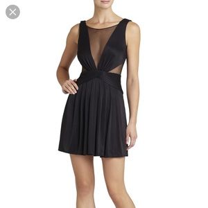 BCBG black cocktail dress size L NWT